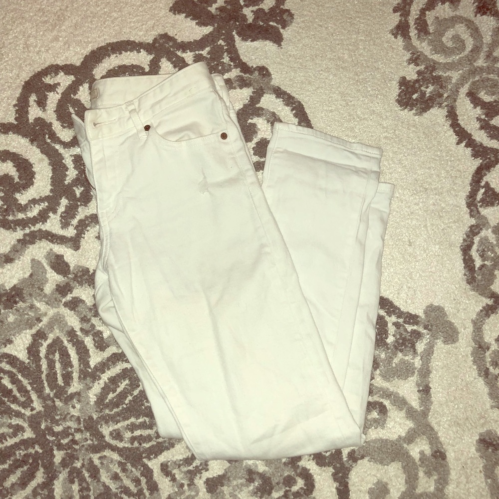 White Ripped Jeans